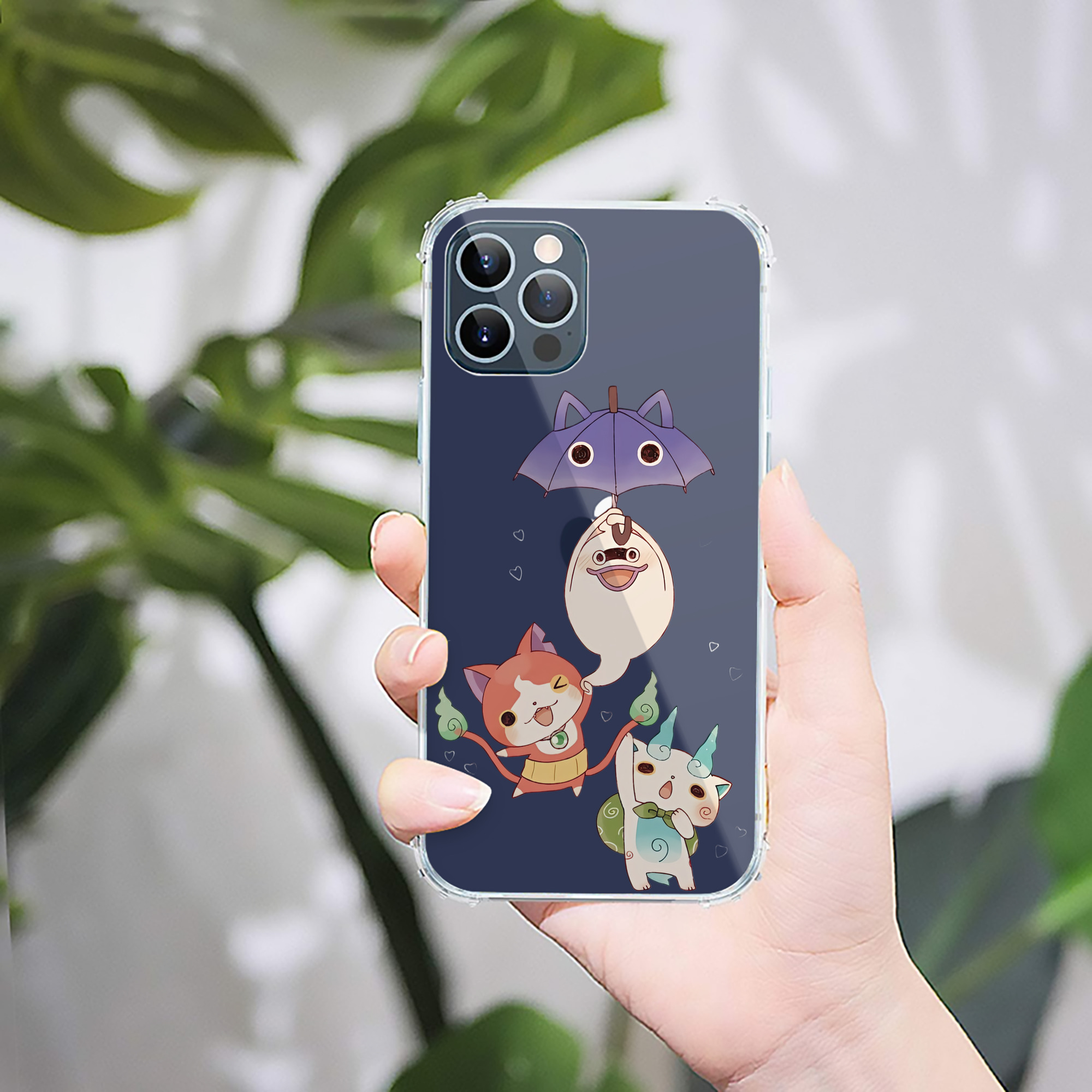 （画像用） 妖怪ウォッチ Yo-kai Watch 【iPhone 12シリーズ対応】透明スマホケース（クリアソフトケース）